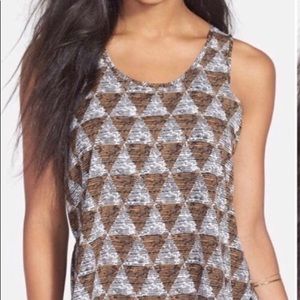 Lush Sleeveless printed top size xsmall